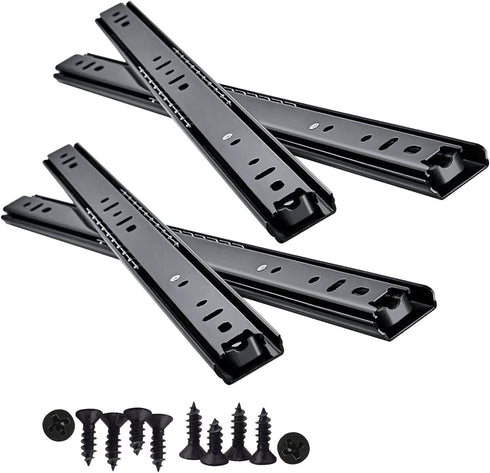 V3VOGUE Cabinet Furniture Hardware Rails - Heavy Duty Drawer Slides,for Desk, Wardrobe, Bedside