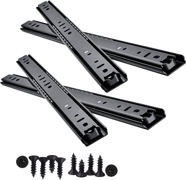 V3VOGUE Cabinet Furniture Hardware Rails - Heavy Duty Drawer Slides,for Desk, Wardrobe, Bedside