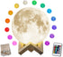 5.9 Inch 16 3D Moon Lamp for Adults - Color LED Light Up Moon Ball, Large Realistic Night Light with Remote & Timer
