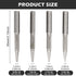 iayokocc 4pcs Set, 1/32", 1/16", 3/32" Setter 1/32" Setter Carpenter Center Punch Professional Nail & Nail & Center