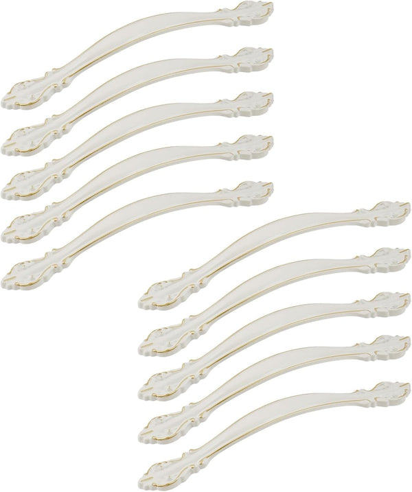 Dnyta 10 Pcs 7" Vintage Drawer Handles, Vintage Chic Dresser Drawer Pull