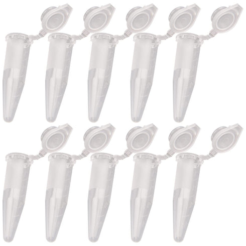 Othmro 1.5ml Conical Centrifuge Test Tubes with Snap Cap, 500pcs, Lab Test Container Vial for Liquid Sample Storage