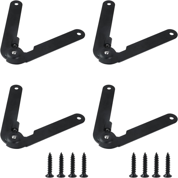 4 Pcs 180 Degree Rotatable Support Hinges, 9" Folding Lid Support Hinges