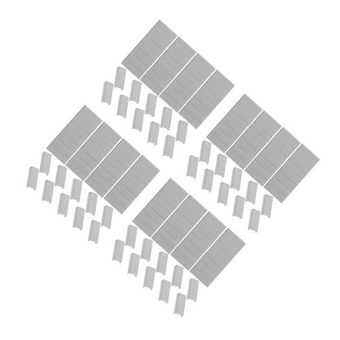 Tofficu 4pcs Galvanized Staples Heavy Duty Standard Fasteners for Staplers Office and School Use for Binding