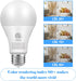 A19 3-Color LED Light Bulbs, Color Changing Light Bulb, 9W (60 Watt Equivalent), 800 Lumens, E26 Base, 4 Pack