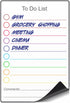 Dry Erase Small Magnetic To Do List White Board A5 for Fridge, Lined Dry Erase Todo List, Daily Planner