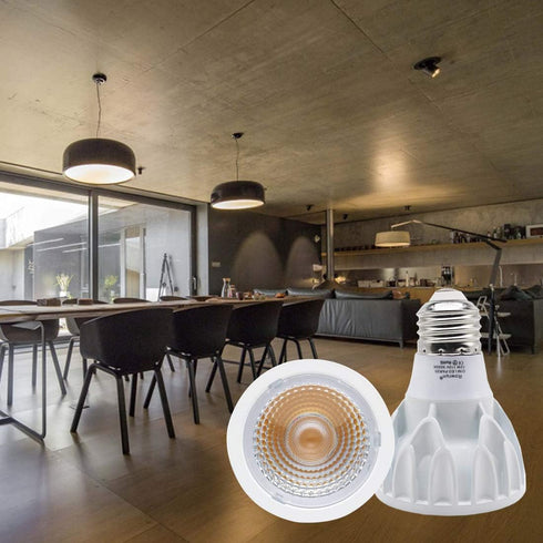 2 Pack PAR20 12W Narrow Flood Light Bulb, E26 Dimmable LED, 100W Halogen Warm White 3000K