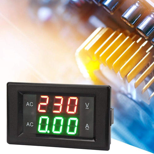 Fafeicy Digital Display AC Voltmeter, YB4835VA AC 500V/50A LED Ampere Meter, Multimeter