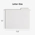 Smead FasTab Hanging File Folder, Letter Size, White, 20 per Box with 1/3-Cut Built-in Tab