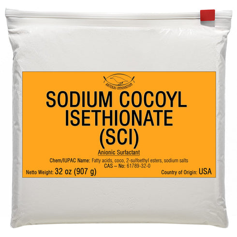 SODIUM COCOYL ISETHIONATE (SCI) Powder - Mild Foaming Surfactant for DIY Shampoo