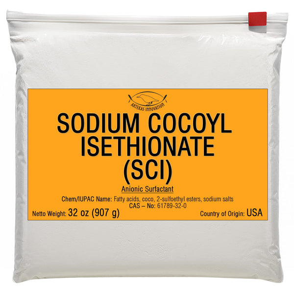 SODIUM COCOYL ISETHIONATE (SCI) Powder - Mild Foaming Surfactant for DIY Shampoo