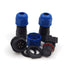SD13 7PIN Waterproof Connector, IP68 5A 380V AC High Voltage Circular Automotive Power Plug Socket