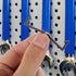 100pcs BESTOYARD Pegboard Hook Clips Pegboard Clip Locks Peg Hook Stoppers for Tool Organization and Workbench