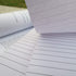 Large Sticky Notes, White Color, 6x8 inches, 6 Pads, 50 Sheets per Pad, Lined Self-Stick Note Pads