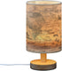 Vintage African Animal Bedside Table Lamp for Bedroom Living Room Nightstand LED Light Lamps,Bedside Lamps with USB