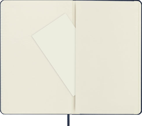 Moleskine Classic Notebook | Hard Cover Large (5" x 8.25") Squared/Grid | Sapphire Blue, 240 Pages