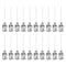20pcs 27Gauge Stainless Steel Dispensing Needles, 1" Blunt Tips Luer Lock for Thick Liquids, Ink, Glue