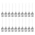 20pcs 27Gauge Stainless Steel Dispensing Needles, 1" Blunt Tips Luer Lock for Thick Liquids, Ink, Glue