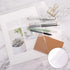 EOOUT 50pcs Clear Plastic Envelopes with Button Snap Closure, Waterproof Poly Folder for A4 Letter Size Documents