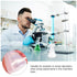 6pcs Sterile 50ml Plastic Erlenmeyer Flask, Narrow Neck Education Experiment Supplies with Graduations Learning Tool