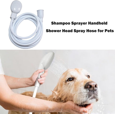 4m/13.12ft Sink Spray Hose Portable Faucet Sprayer Garden, Shampoo Sprayer Handheld Shower Head Spray Hose for Pets