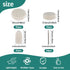 Sukh 145PCS Wool Felt Polishing Pad - Felt Buffing Pad Wool Polishing Bits Felt Polishing Buffing Wheel Polishing Buffing Wheel for Polishing Kit with 1/8 Inch Shank for Buffing Wheels