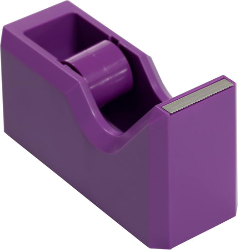 JAM PAPER Colorful Desk Tape Dispensers - Purple - Sold Individually by JAM Paper