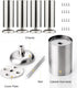 HJYCLFAZU 4Pcs 6cm 10cm 15cm 20cm 30cm Legs(12in/30cm) Adjustable Furniture Legs Stainless Steel Made, with Rubber