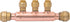 SharkBite 3/4 Inch x 1/2 Inch Outlet Multi-Port Tee, Push to Connect Brass Plumbing Fittings