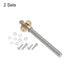 uxcell 2 Pcs 100mm / 4 Inch Tr8x8 Stainless Steel Lead Screw with T8 Brass Nut for 3D Printer Z Axis, CNC