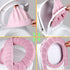 Renashed 4 Pcs Soft Toilet Seat Cover Pad Thicker Washable Cloth Different Colors