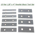 10 Pair 1/8 x 4 Machinist Parallel Block Tool Set, 0.0002 Parallelism Accuracy Matched Parallel Bar