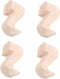 4pcs Carved Rubber Wood Furniture Legs for Sofa Tv Cabinet Bedside Table