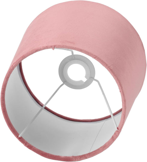 E14 E27 GLOGLOW Nan Velvet Fabric Conical Lampshade, Handcrafted Soft Touch, Dual Use, Perfect for Table and Floor