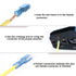 AIRIC Blue Female Spade Connector 16-14 AWG, 100 pcs Nylon Electrical Crimps for Automotive Wiring