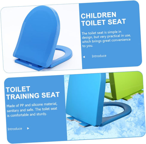 Soft-Close Toilet Seat for Toddlers - Easy Installation for Boys and Girls