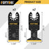 Titanium Oscillating Multi Tool Blades, Oscillating Saw Blades for Wood Metal Plastic Nails Cutting, Fit Dewalt Bosch Milwaukee Makita Rockwell