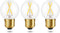 Dimmable Globe E26 LED Bulb, 2W(25-Watt Equivalent), Soft White 3000K, A15/A50 E26