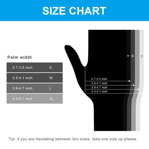 FINITEX Black Nitrile Disposable Gloves, 5mil, Powder-free, Latex-Free, 100 PCS for Medical Exam, Home Cleaning