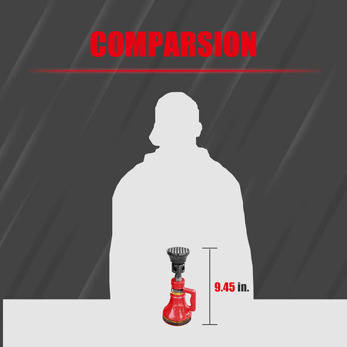 5 Ton (10,000 LBs) Professional Car Support Screw Jack - Red for House Construction Bridge Stabilization