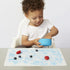 modern-twist 10 x 14 Reusable Coloring Doodle Mat, 100% Food-Grade Silicone, Treasure Map Pattern
