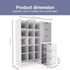 White Plastic Desktop Organizer Stackable Office Desk Supplies Storage, Stationary,Marker,Crayon Organizer with Drawer