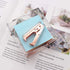 Clear Acrylic Rose Gold Self-Stick Note Cube Holders & Staple Removers Set - 3.5x3.3 Inch Memo Pad
