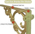 9 9 inch 2 Cast Iron Victorian Scroll Shelf Brackets, x Antique Decor Shelves Bracket, Wrought Iron Corner