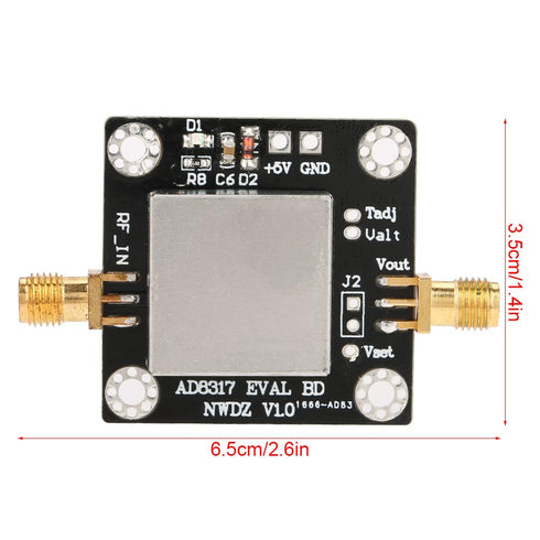Logarithmic Detector Logarithmic Power Meter AD8317 1M-10GHz 60dB Power Meter Amplifier Controller