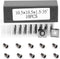 10.5mm Square Tungsten Carbide Replacement Cutter Inserts 10.5x10.5x1.5mm with Screws for Woodworking Fits Spiral
