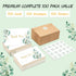 Ladygo 100PK 4x6 (100 PACK) Thank You Cards With Envelopes Bulk: Blank Thank You Notes & Stickers Baby Shower Wedding