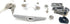 Keys22 2 T-Handle Accordion Shutter Lock Kit, Includes Matching Keys