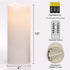 2 Pack 4" 10" GenSwin Waterproof Large Flameless Candles with Remote for Lanterns, x Battery Operated with Timer, LED