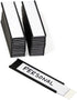 SmartSign Magnetic 'C' Channel Label Holders for Metal Racks and Shelves, Pack of 25 | 0.75" x 3"
